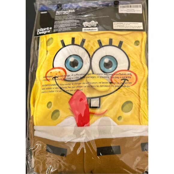 Nickelodeon Soonge Bob Costume Size Medium 12-18 Months - Picture 2 of 4